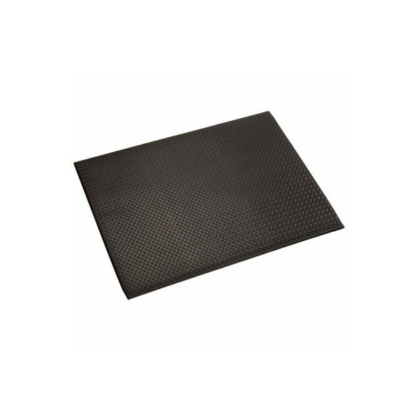 Apache Mills Apache Mills Diamond Deluxe Soft Foot Mat 1/2in Thick 3' x 5' Black 2057009003X5 - main